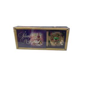 Silent Night Animated Music Box Plays Christmas Song By Gold Label
